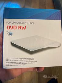 Lettore cd/dvd esterno per pc eportatili.