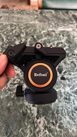 Testa video fluida per treppiedi cavalletto