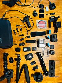 GO PRO  + FULL ACCESSORI