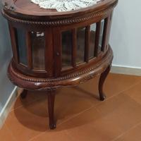 Tavolo da gioco 800  in piuma di mogano .