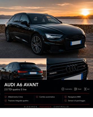Audi A6 Avant Quattro S line 204 CV | Black Pack |