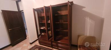 Vetrina/Libreria in Legno - Buone Condizioni