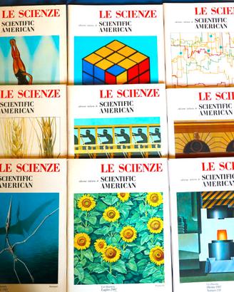 rivista Le Scienze numeri vari