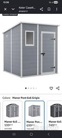 casetta keter 6x6