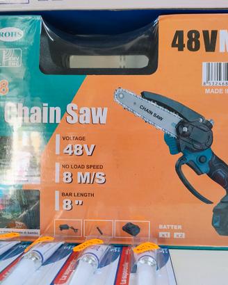 Mini Motosega Elettrica 48V - Mx-60008 - Barra 8" 