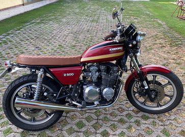 Kawasaki Z500 brat style/ cafe racer