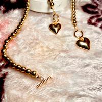 Collana a forma di cuore in acciai inossidabile