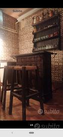 Bar - Taverna - Vintage - sgabello - Mensola