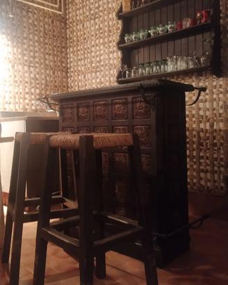 Bar - Taverna - Vintage - sgabello - Mensola