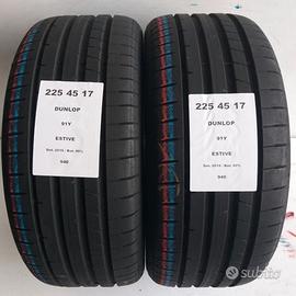 2 gomme 225 45 17 dunlop a940