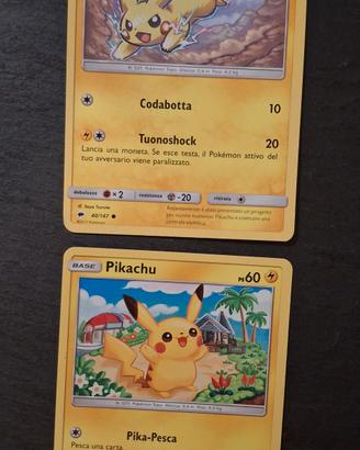 Pikachu 40/147 & Pikachu 30/111