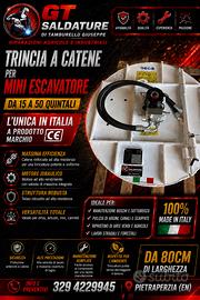 Trincia Mini escavatore