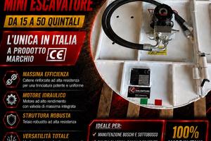 Trincia Mini escavatore