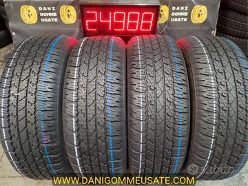 4 GOMME 4 STAGIONI 265 65 17 BRIDGESTONE 95%
