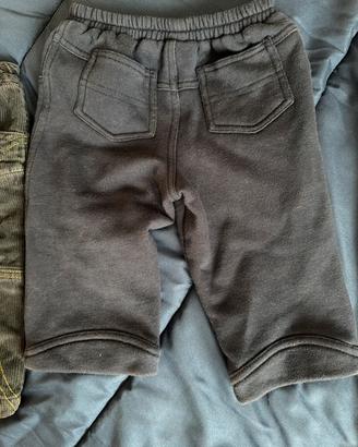 Due pantaloncini x bimbo 9 mesi
