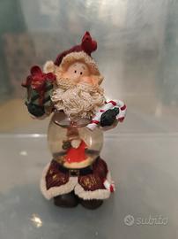 palla di vetro Babbo Natale 