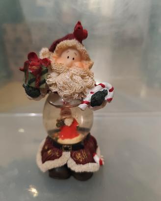 palla di vetro Babbo Natale 