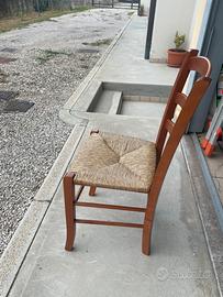 Sedie in legno da interno