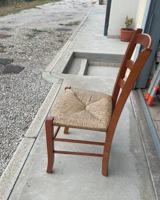 Sedie in legno da interno
