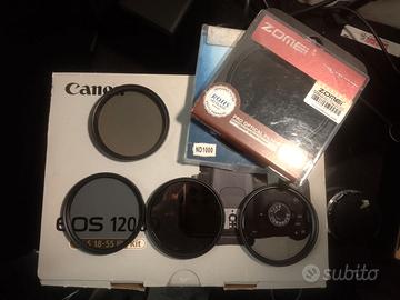 Canon 1200D + Obiettivi e filtri