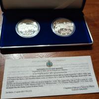 Addio lira, dittico argento 2001