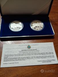 Addio lira, dittico argento 2001