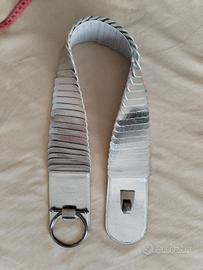 Cintura elastica fashion acciaio fumé 