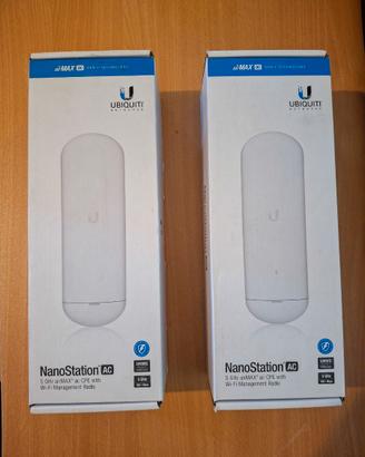 2 X Ubiquiti airMAX NanoStation NS-5AC 5GHz