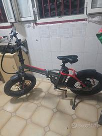 Argento mini max bici elettrica pieghevole