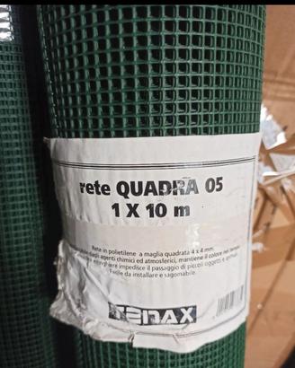 Rete polietilene verde 1x10 TENAX