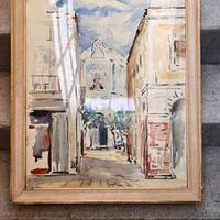 Dipinto ad acquerello De Pisis