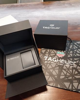Scatola Tag Heuer completa di tutto