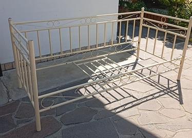 Telaio, materasso e doppia rete 1 piazza