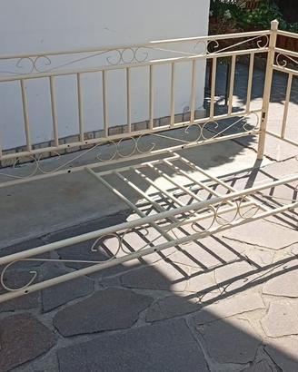 Telaio, materasso e doppia rete 1 piazza