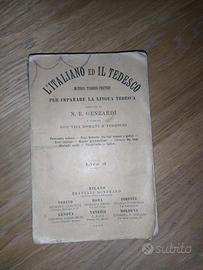 libro vecchio grammatica tedesca