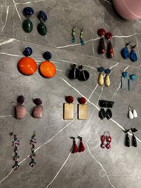 Orecchini bijoux artigianali Ami Mops Milano