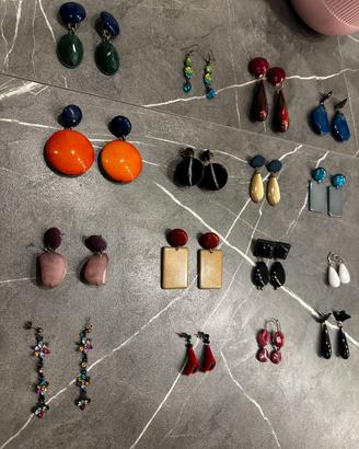 Orecchini bijoux artigianali Ami Mops Milano