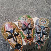 TRIS MASCHERE TRIBALI