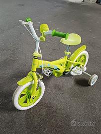 Bici per bambini 12" Verde Fluo