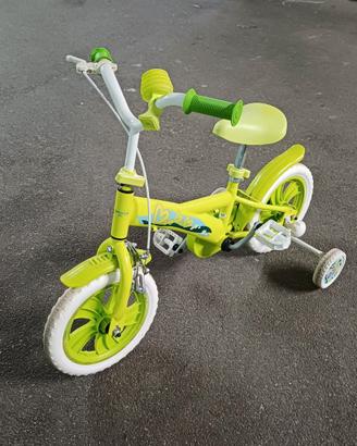 Bici per bambini 12" Verde Fluo
