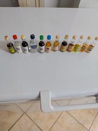 mini bottiglie di liquore vintage 