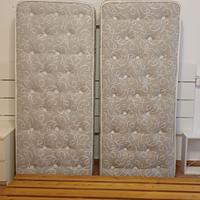 Letto matrimoniale due singoli quasi nuovi+rete