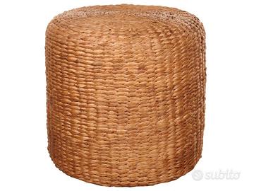 Pouf Beliani BICHIR in Giacinto d'Acqua Beige 