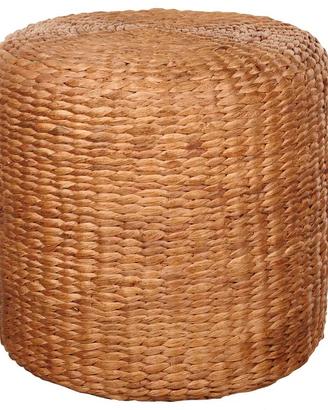 Pouf Beliani BICHIR in Giacinto d'Acqua Beige 