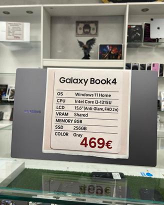 Galaxy Book4 15'6 | i3 | 8/256GB | 11 Home