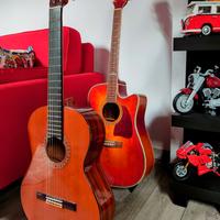 Chitarra classica AHLAMBRA 4P e IBANEZ acustica AW
