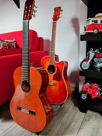 Chitarra classica AHLAMBRA 4P e IBANEZ acustica AW