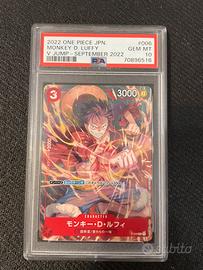 Monkey D. Luffy P-006 V Jump Promo 2022 PSA 10