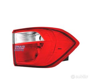 FANALE DESTRO FORD ECOSPORT 13-16 ROSSO BIANCO