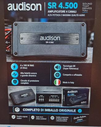 Amplificatore Audison SR 4500